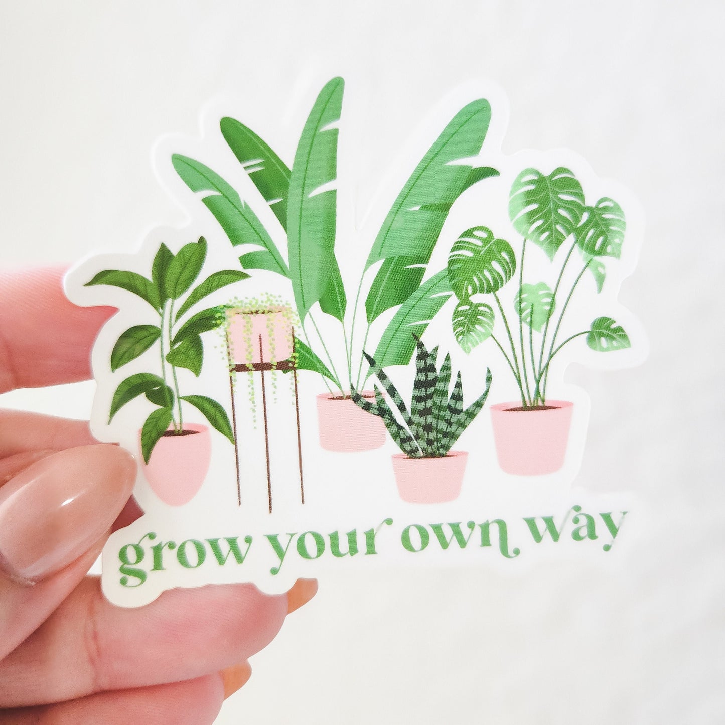 Grow Your Own Way Plants Sticker