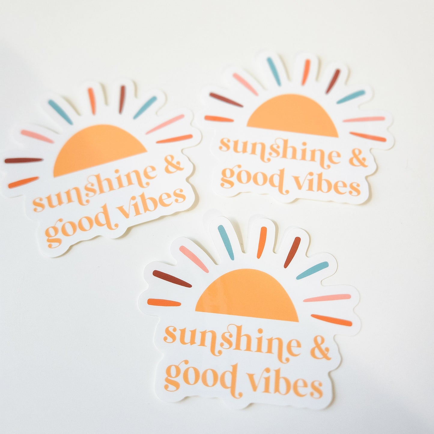 Sunshine & Good Vibes Sticker