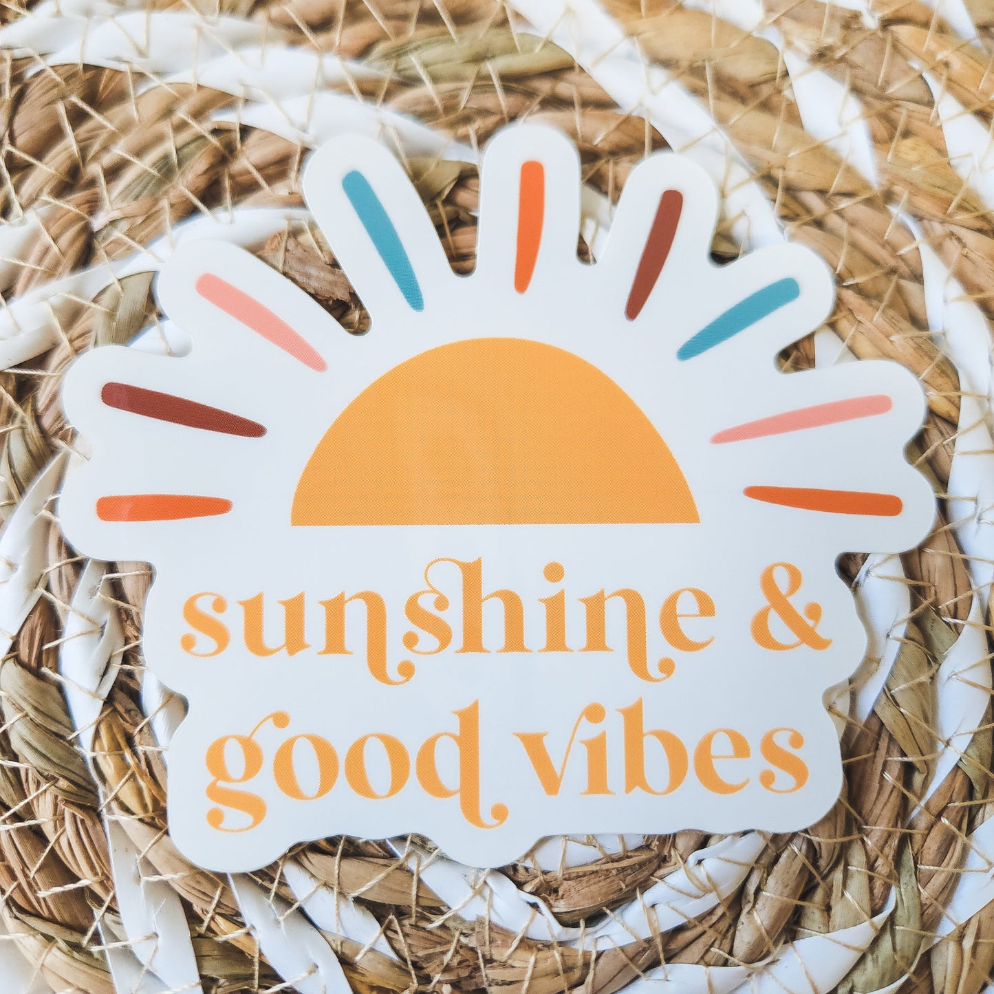 Sunshine & Good Vibes Sticker