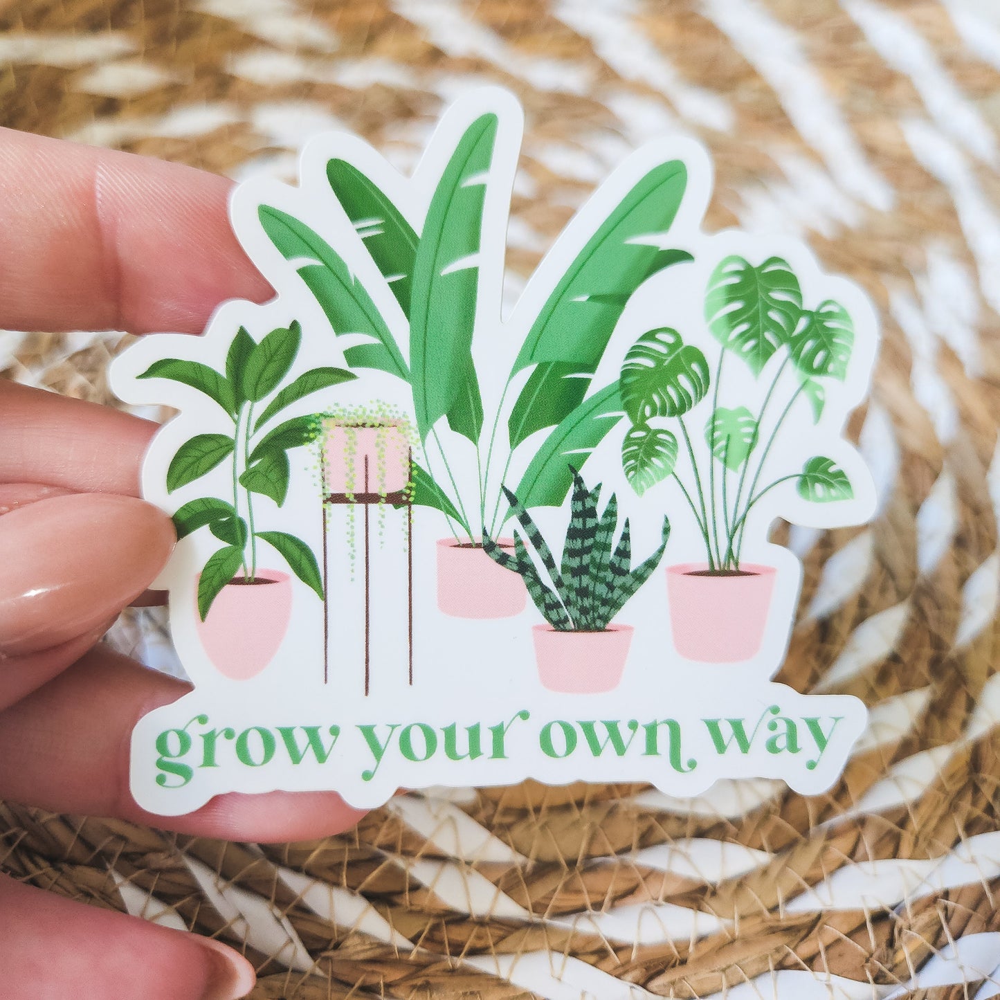 Grow Your Own Way Plants Sticker