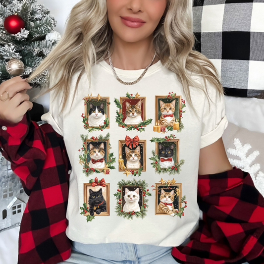 Festive Felines T-Shirt