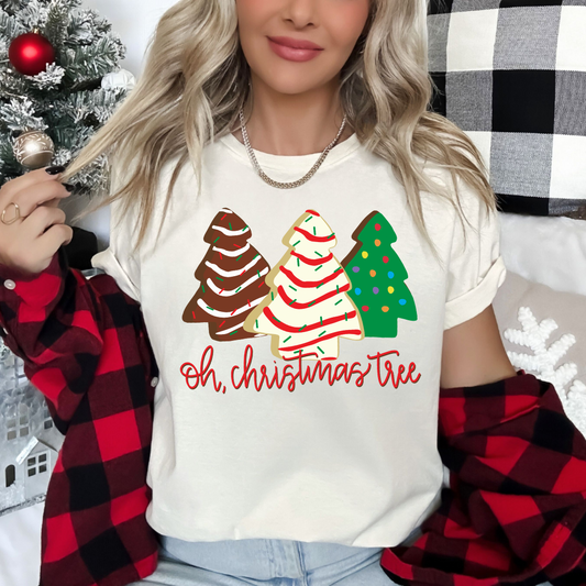 Snack Cakes Oh Christmas Tree T-Shirt