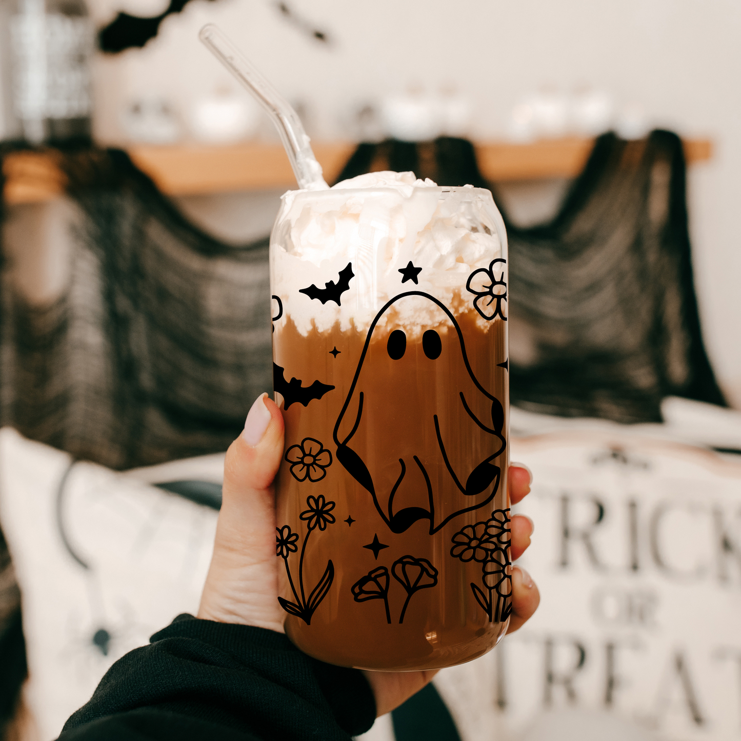 Boho Ghosties Halloween Cup