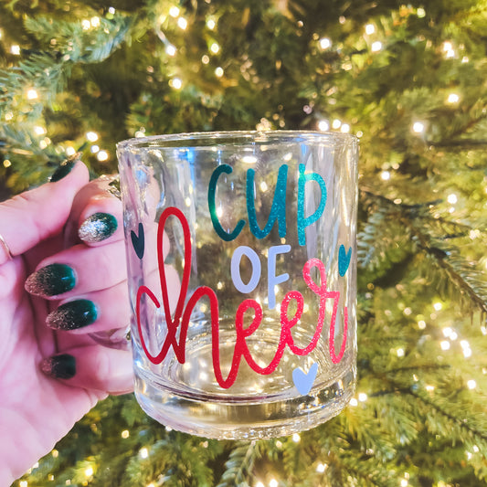 Cup of Cheer Glass Mug