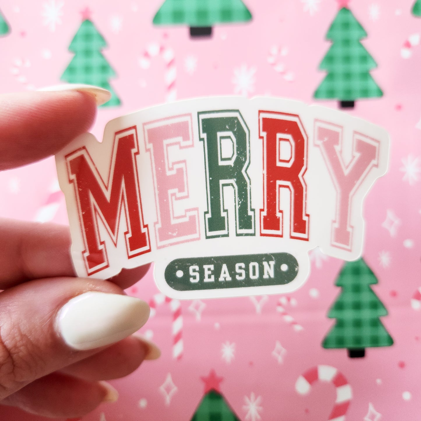 Varsity Merry Season Sticker