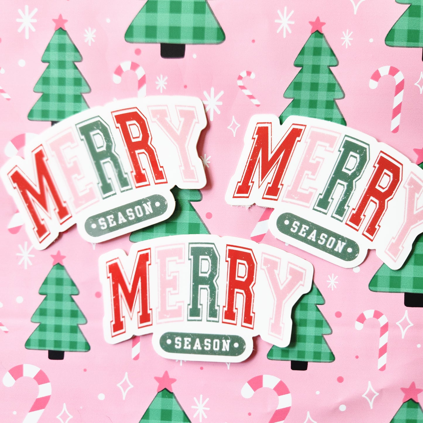 Varsity Merry Season Sticker