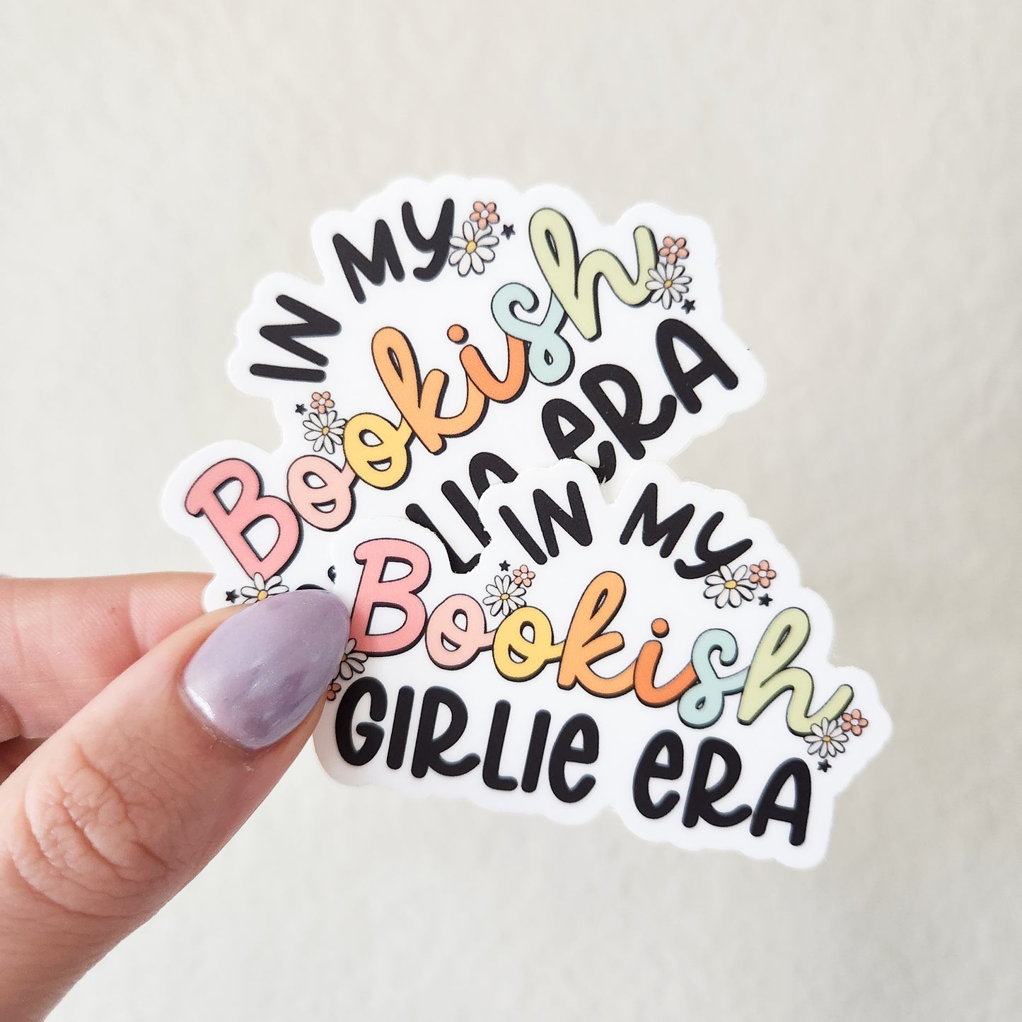 Bookish Girlie Era Sticker