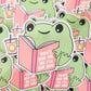 Froggie Don't Bug Me Sticker