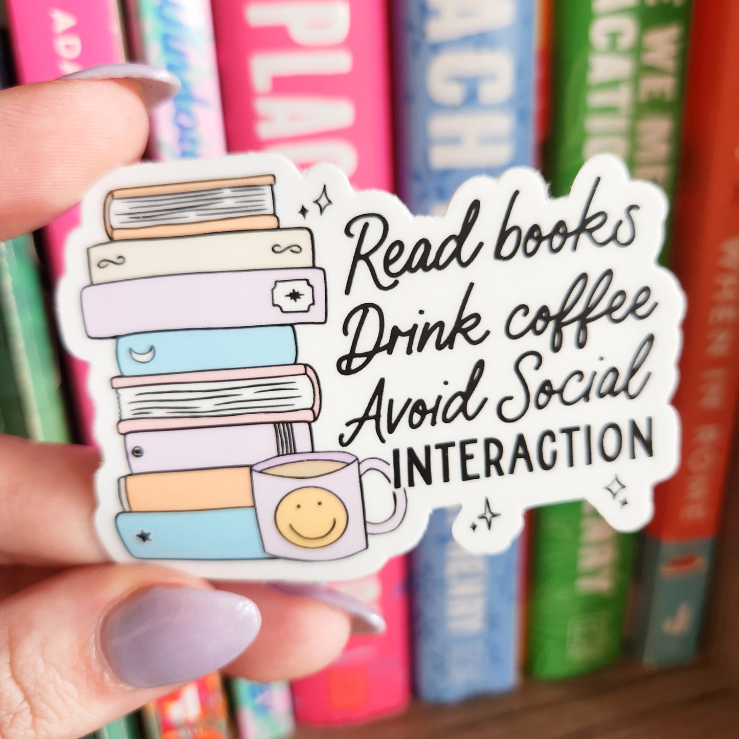 Avoid Social Interactions Sticker