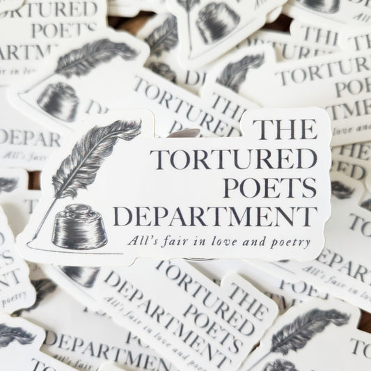 TTPD Poets Quill Sticker
