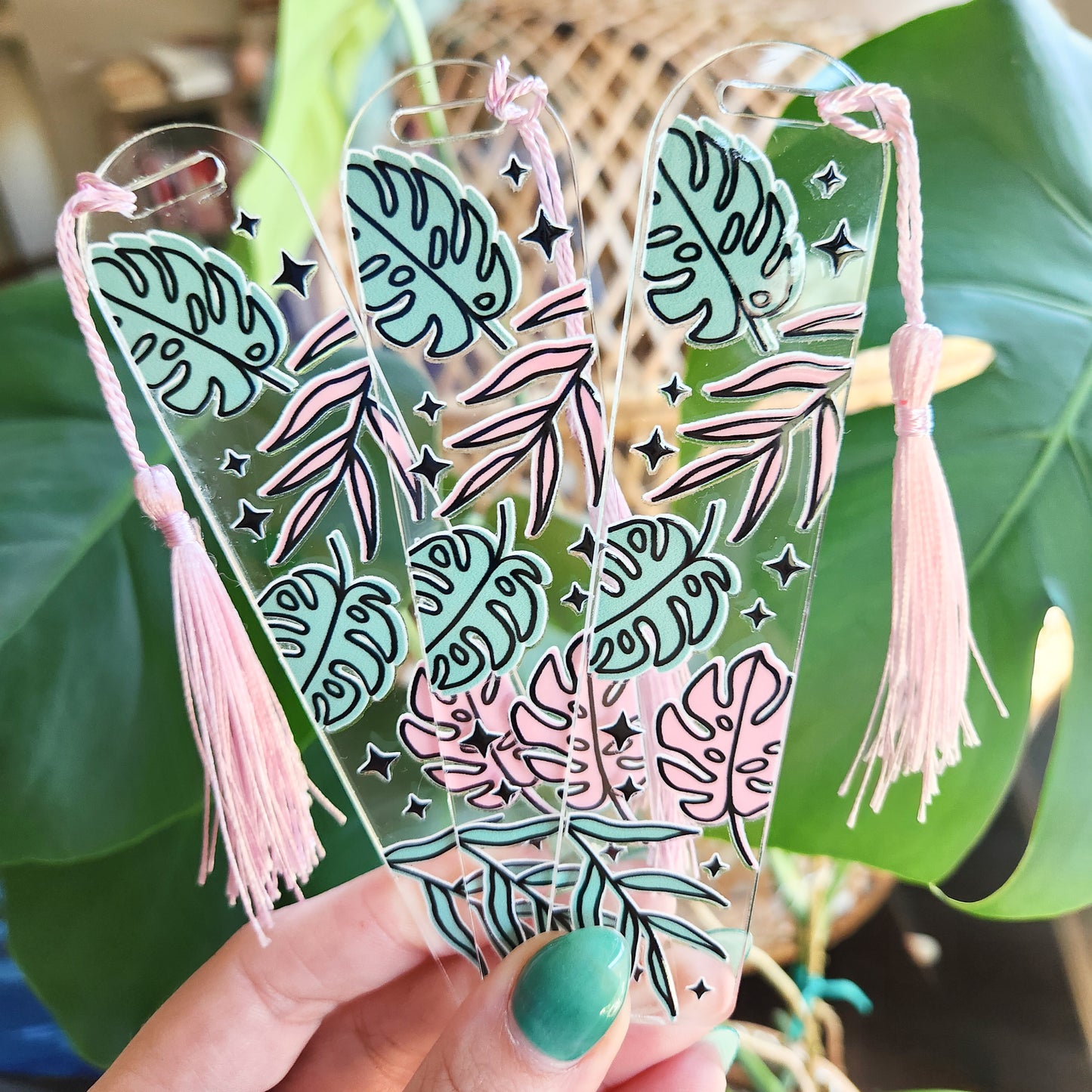 Monstera Tropical Bookmark