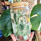 Colorful House Plants Glass Cup