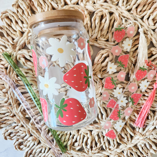 Stawberries & Flowers Cup