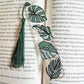 Green Monsteras Bookmark