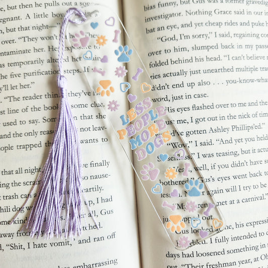 Less People, More Dogs Bookmark