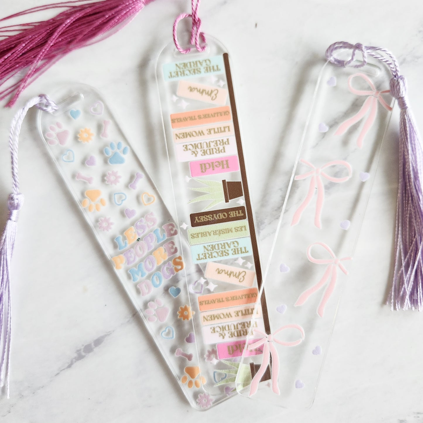 Coquette Bows Bookmark