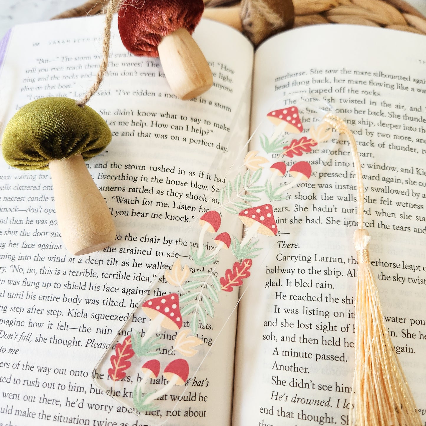 Mushroom Forest Bookmark