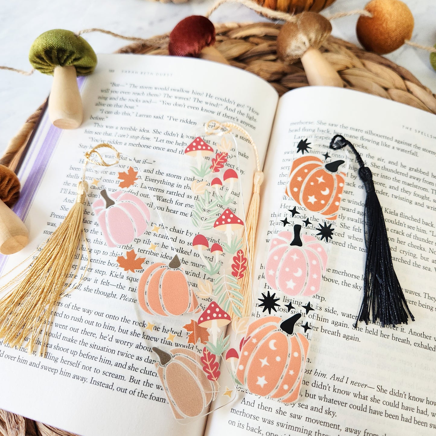 Fall Pumpkins Bookmark