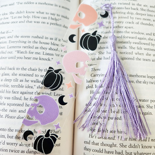 Pastel Skulls Bookmark