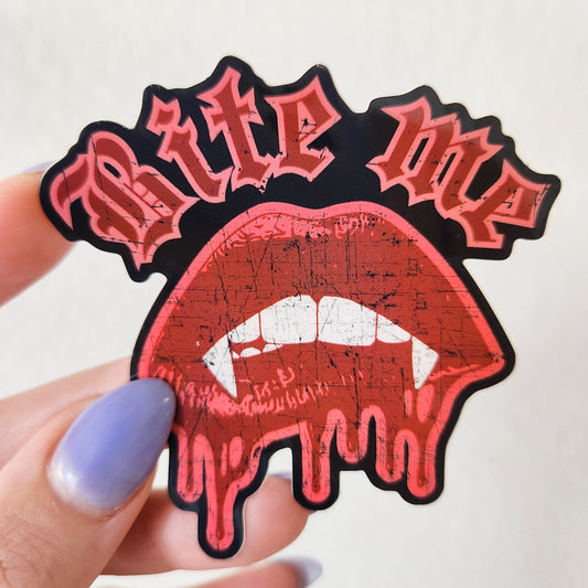 Bite Me Sticker