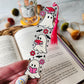 Pink Bookish Ghosties Bookmark