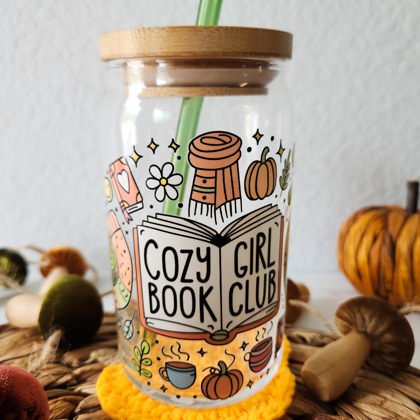 Cozy Girl Book Club Cup