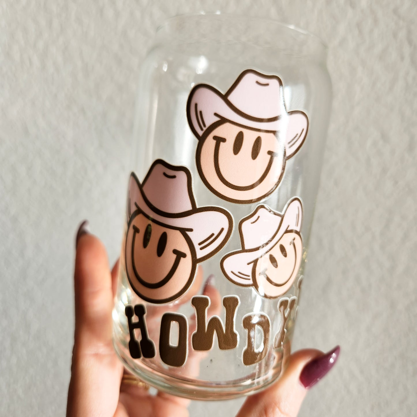 Howdy Cowboy Smilies Cup