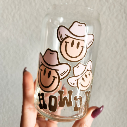 Howdy Cowboy Smilies Cup