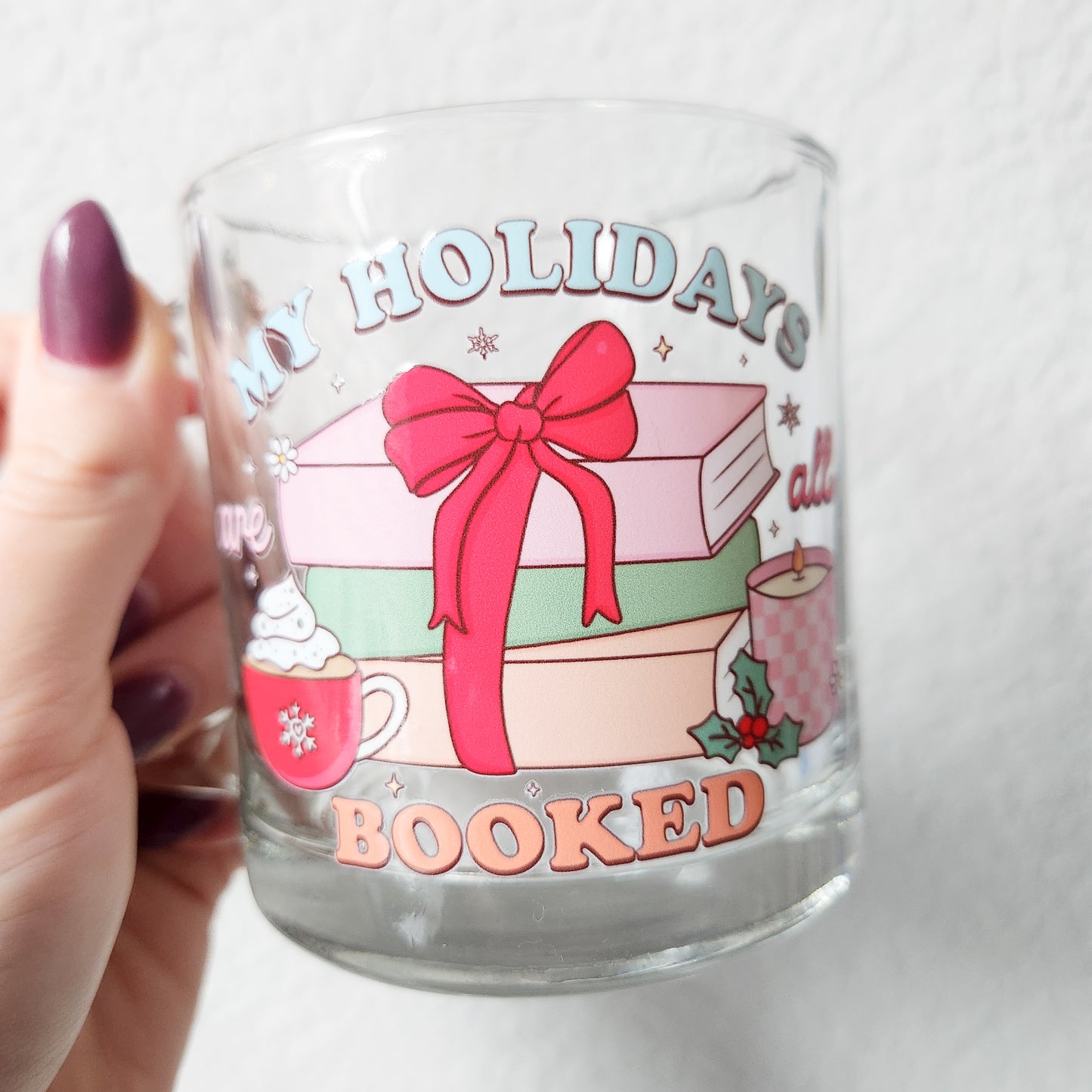 All Booked Glass Mug