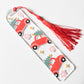 Christmas Red Car Bookmark