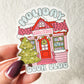 Holiday Book Club Sticker