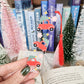 Christmas Red Car Bookmark