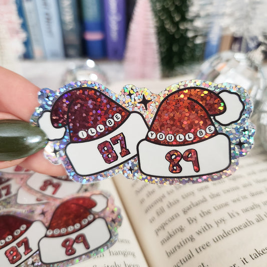 Swiftie Santa Hats Sticker