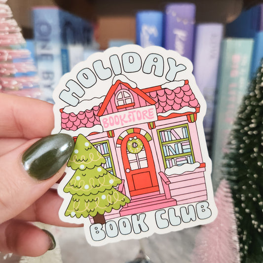 Holiday Book Club Sticker