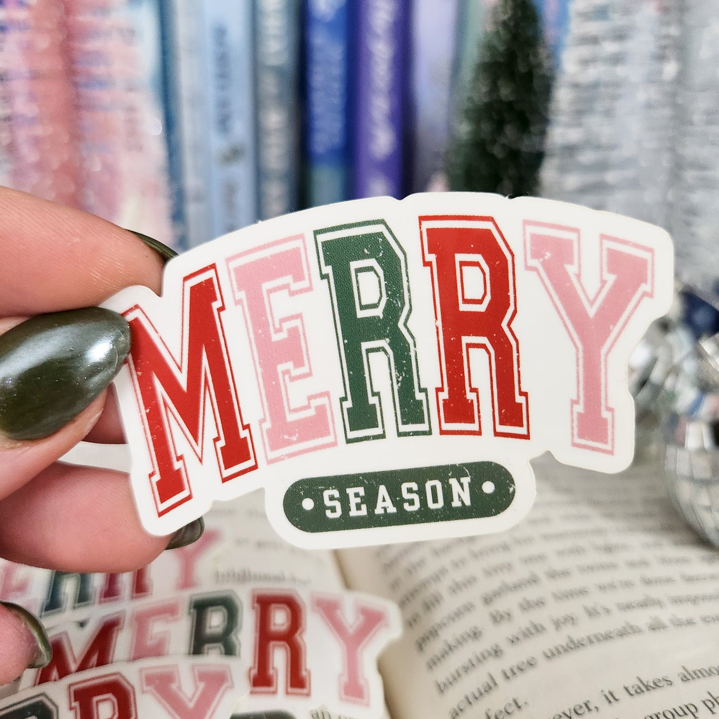 Varsity Merry Season Sticker