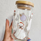 Holiday Dog Ghosties Glass Cup