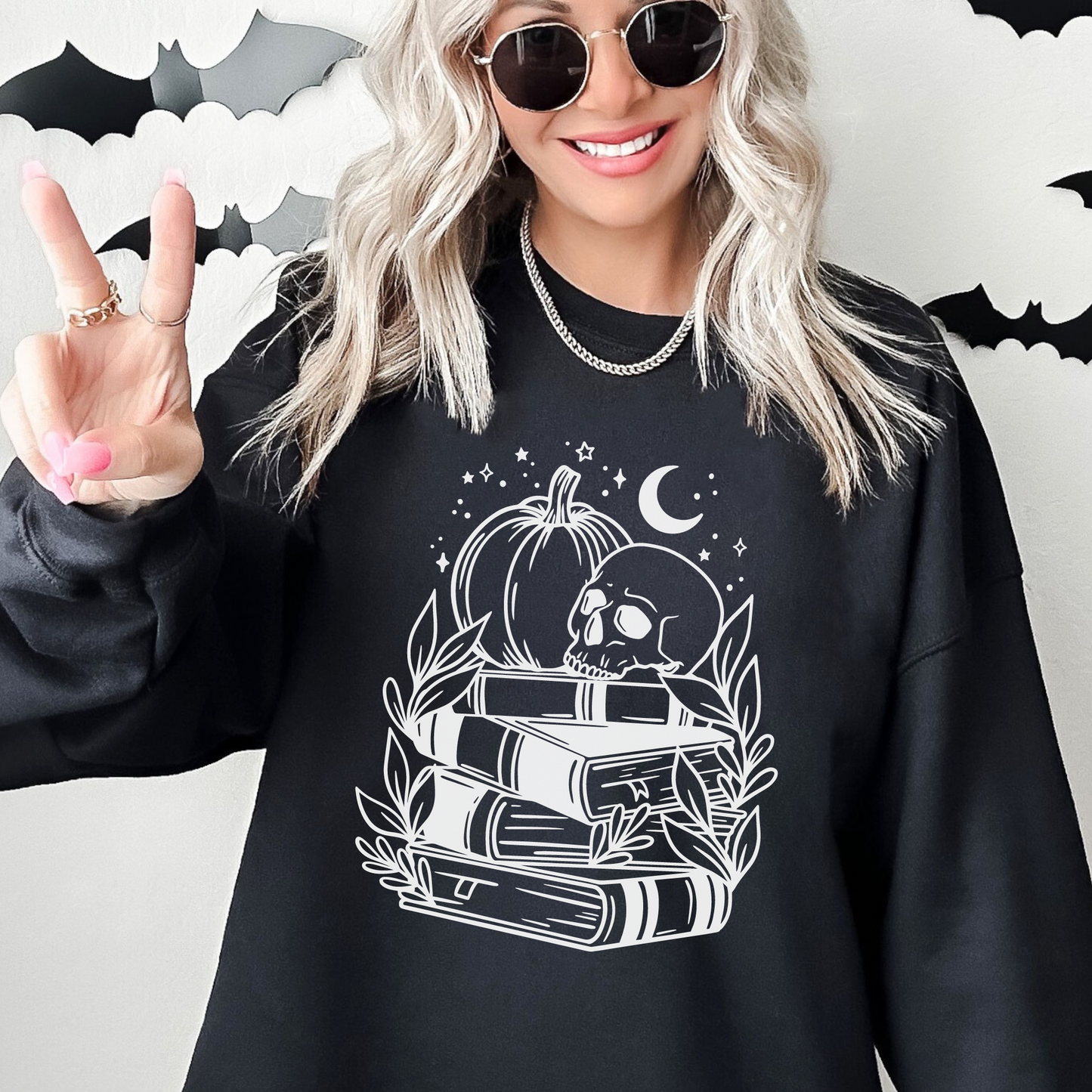 Spooky Bookstack Sweatshirt