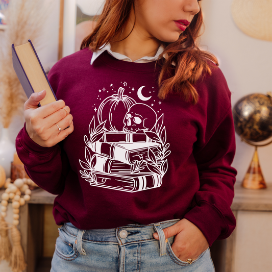 Spooky Bookstack Sweatshirt