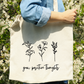 Grow Positive Thoughts Tote Bag