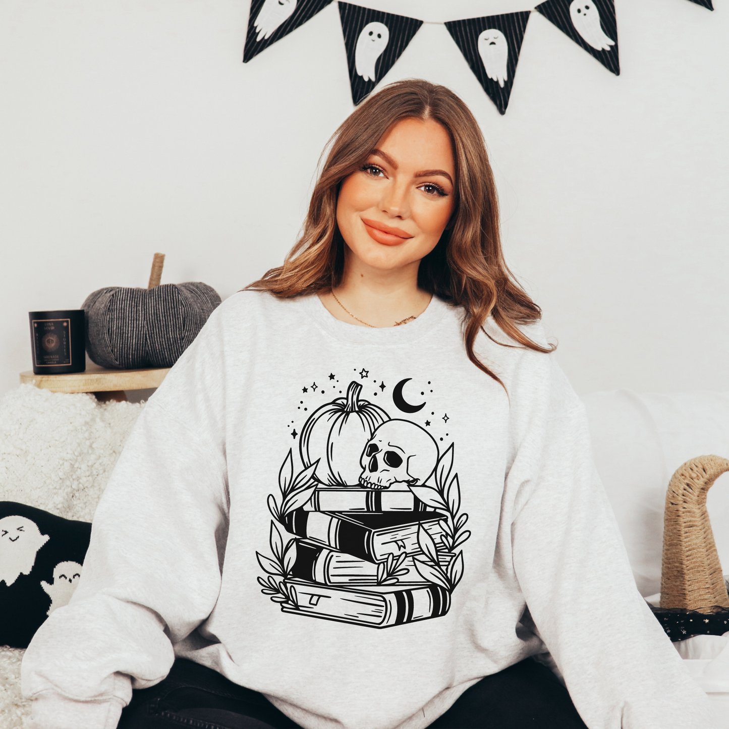 Spooky Bookstack Sweatshirt