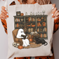 Spooky Library Canvas Tote Bag