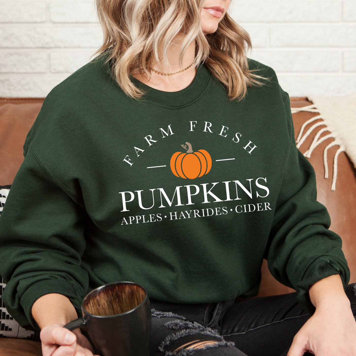 Farm Fresh Pumpkins Sweatshirt