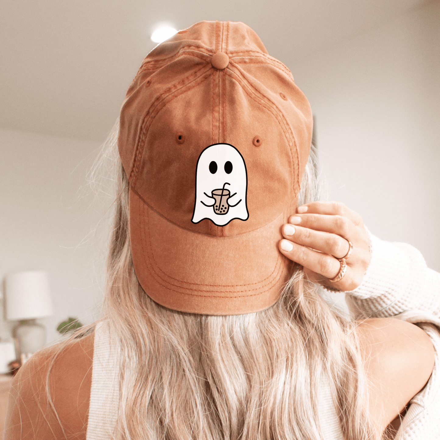 Coffee Ghostie Dyed Hat