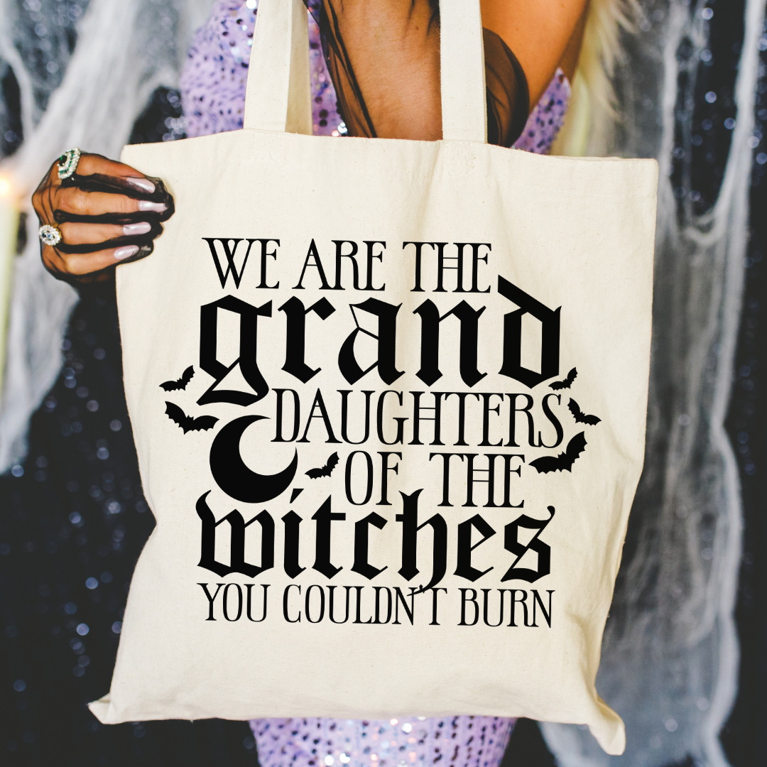 Granddaughters of Witches Canvas Tote Bag