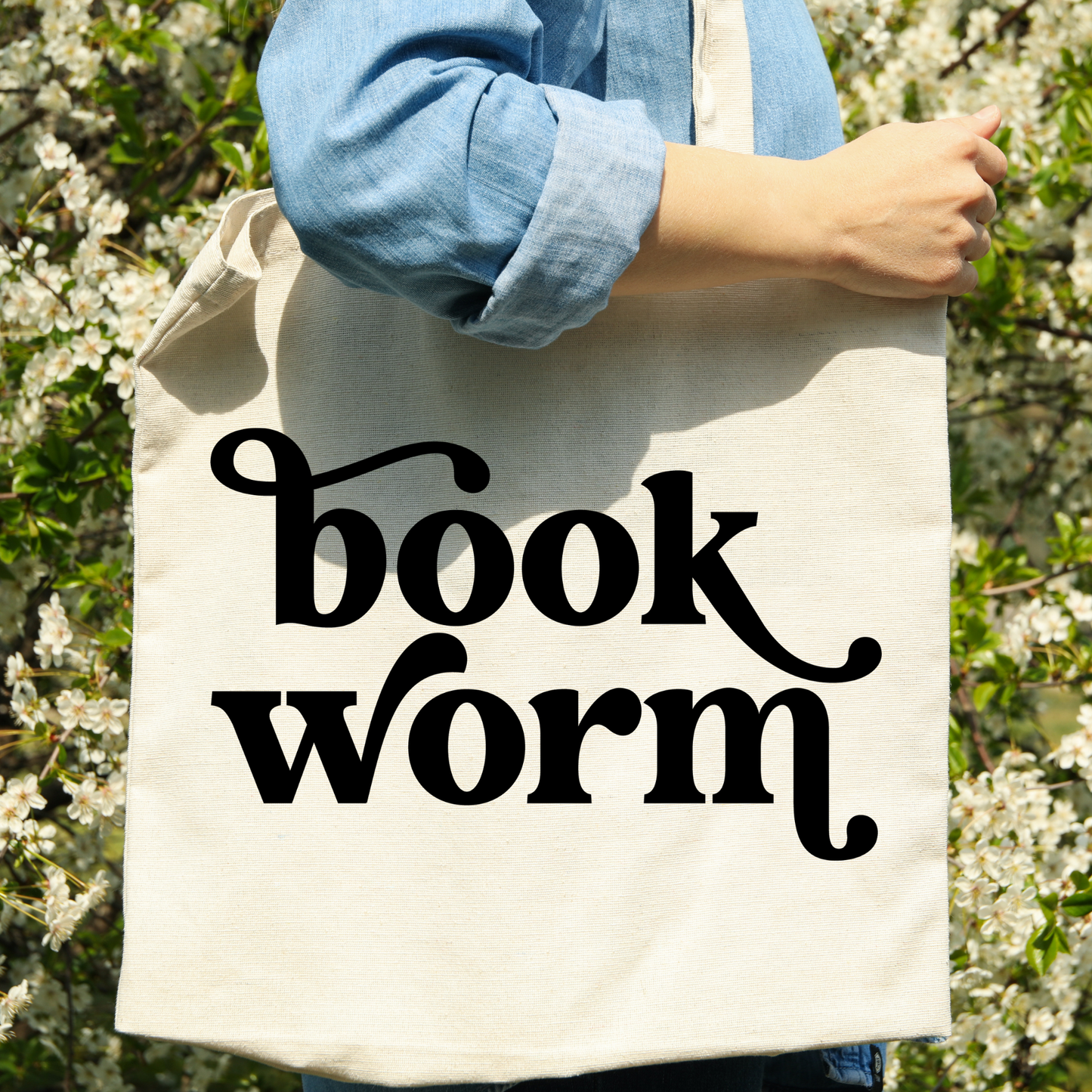 Bookworm Tote Bag