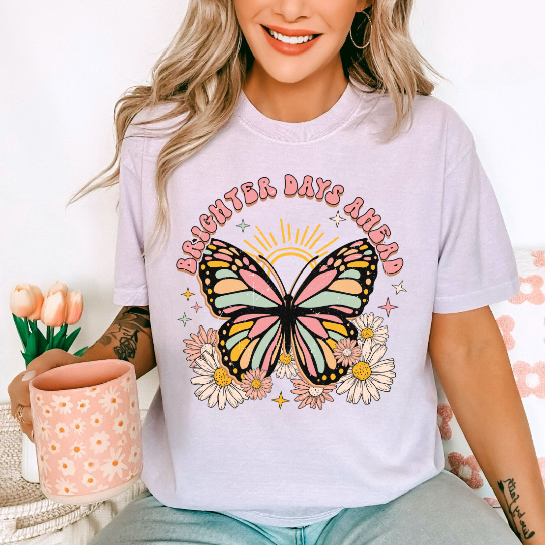 Brighter Days Ahead Lilac Tee