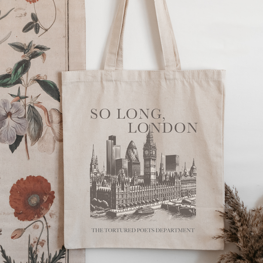 So Long, London Canvas Tote Bag