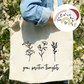 Grow Positive Thoughts Canvas Tote Bag