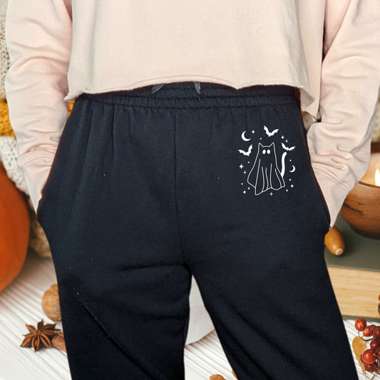 Cat Ghost Jogger Sweatpants