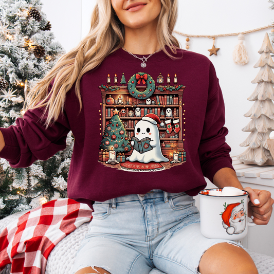 Holiday Haunted Library Sweatshirt